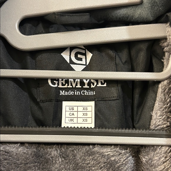 Black Insulated Jacket with Hood - Picture 2 of 5